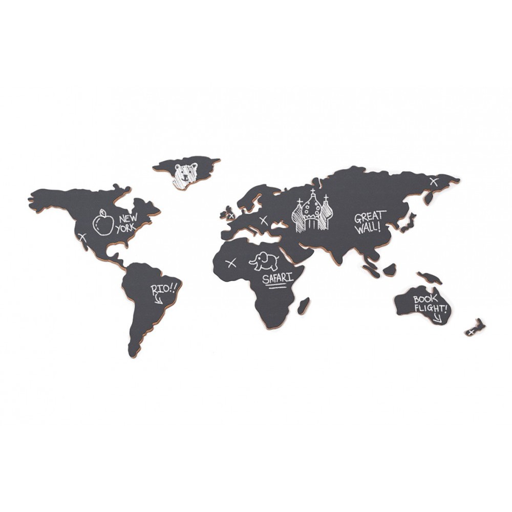 Griffelkarta Världen